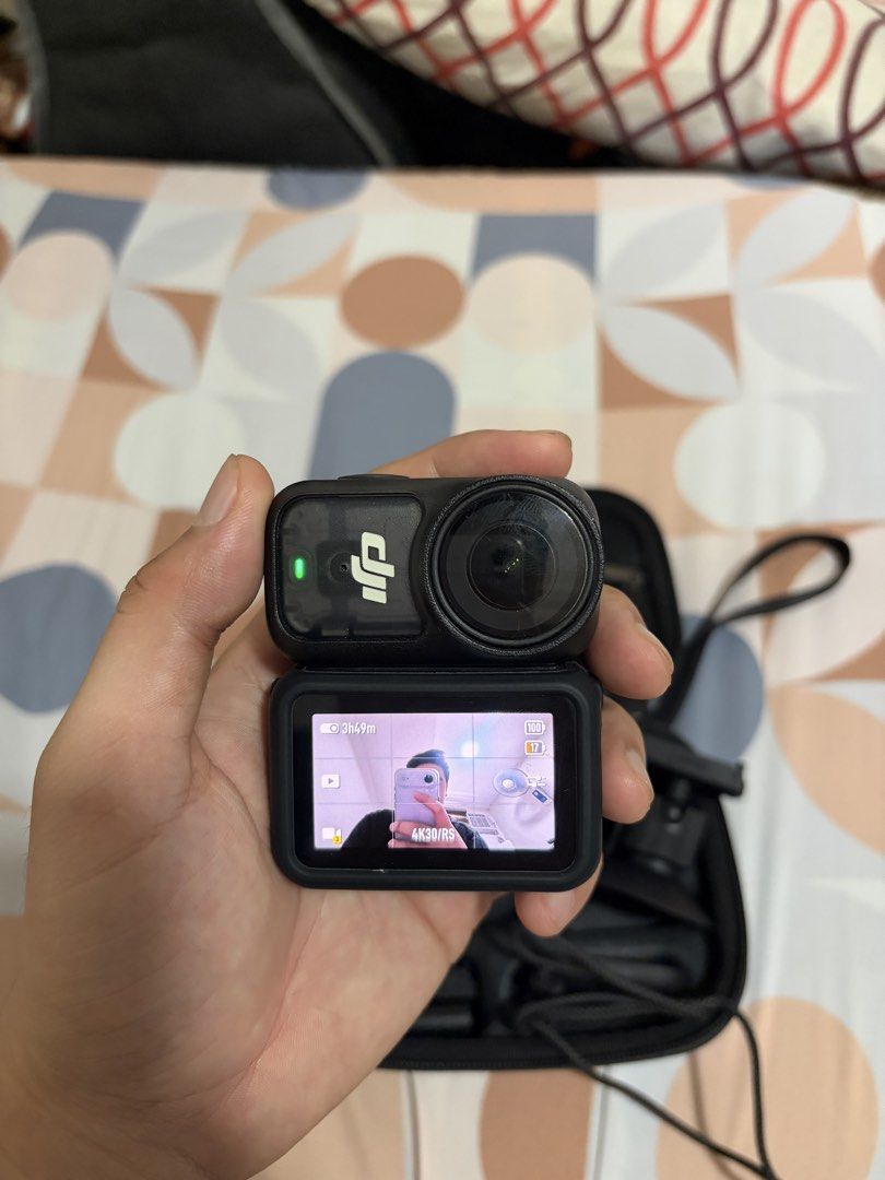 DJI Osmo Nano Action Camera with Accessories (Category: Cameras) located in Manila. Submitted by boldturtle_59402b (Listing ID 1461908891, Image 1). Description: - DJI Osmo Action camera - Original carrying case included - All accessories shown in photos included - Charging cable and mounting accessories included - Ready for your next adventure!.