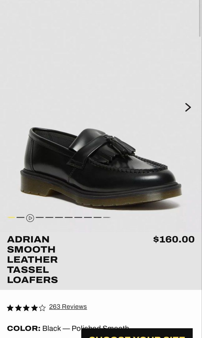 Doc Martens Adrian Smooth Leather Tassel Loafers (Category: Loafers) located in Manila. Submitted by nikowole (Listing ID 1461837878, Image 2). Description: Used Size 8.5 Womens.