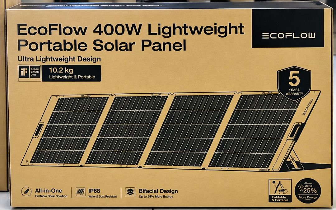 EcoFlow 400W Lightweight Portable Solar Panel (Category: Batteries & Power Banks) located in Caloocan City. Submitted by kentsalvador31 (Listing ID 1461889025, Image 1). Description: EcoFlow 400W Lightweight Portable Solar Panel Go Gadgets - Kawit Cavite 💬 Message us now for full specs & recommendations! 🌐 Suitable for: ✅ Home WiFi upgrade ✅ Whole-home WiFi coverage ✅ Condo / apartment WiFi ✅ Office WiFi setup ✅ Business WiFi setup ✅ Multiple d
