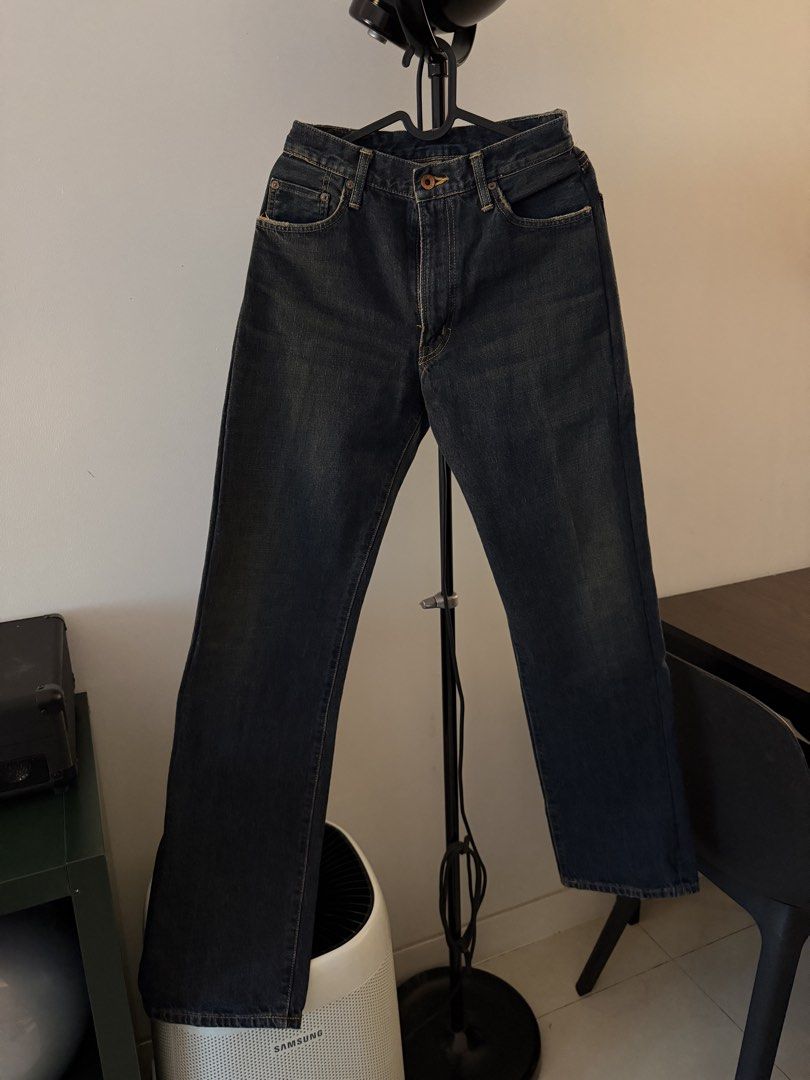 EDWIN 505XX Jeans - ALTERED WAIST (Category: Jeans) located in Quezon City. Submitted by nkki11 (Listing ID 1461874485, Image 3). Description: - Edwin 505XX - Dark wash denim - Button fly closure - Standard five-pocket styling - Leather patch with model number and size - Original Size - 31 - Altered Waist - 28 -Check photos for measurements .