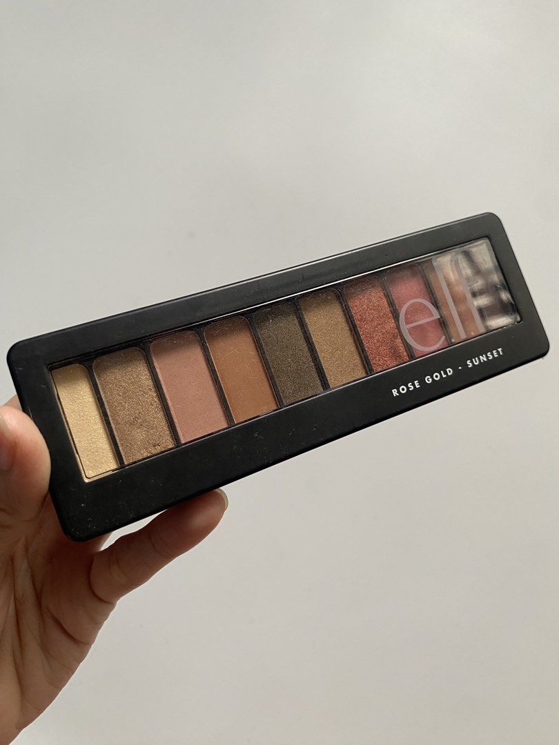 ELF Rose Gold Eyeshadow Palette Sunset (Category: Makeup) located in Naga. Submitted by swiftiestone (Listing ID 1461844336, Image 2). Description: .