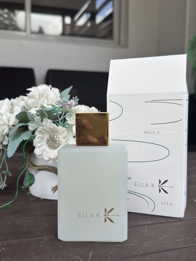 ELLA K MUSC K Eau de Parfum 100ml | Authentic Perfume (Category: Fragrance & Deodorants) located in Cavite. Submitted by seicammy (Listing ID 1461954329, Image 1). Description: Authentic ELLA K MUSC K Eau de Parfum - 100ml bottle, Comes with original box - sprayed twice to test RFS: decluttering/impulse buy *money back if proven fake Cavite area.