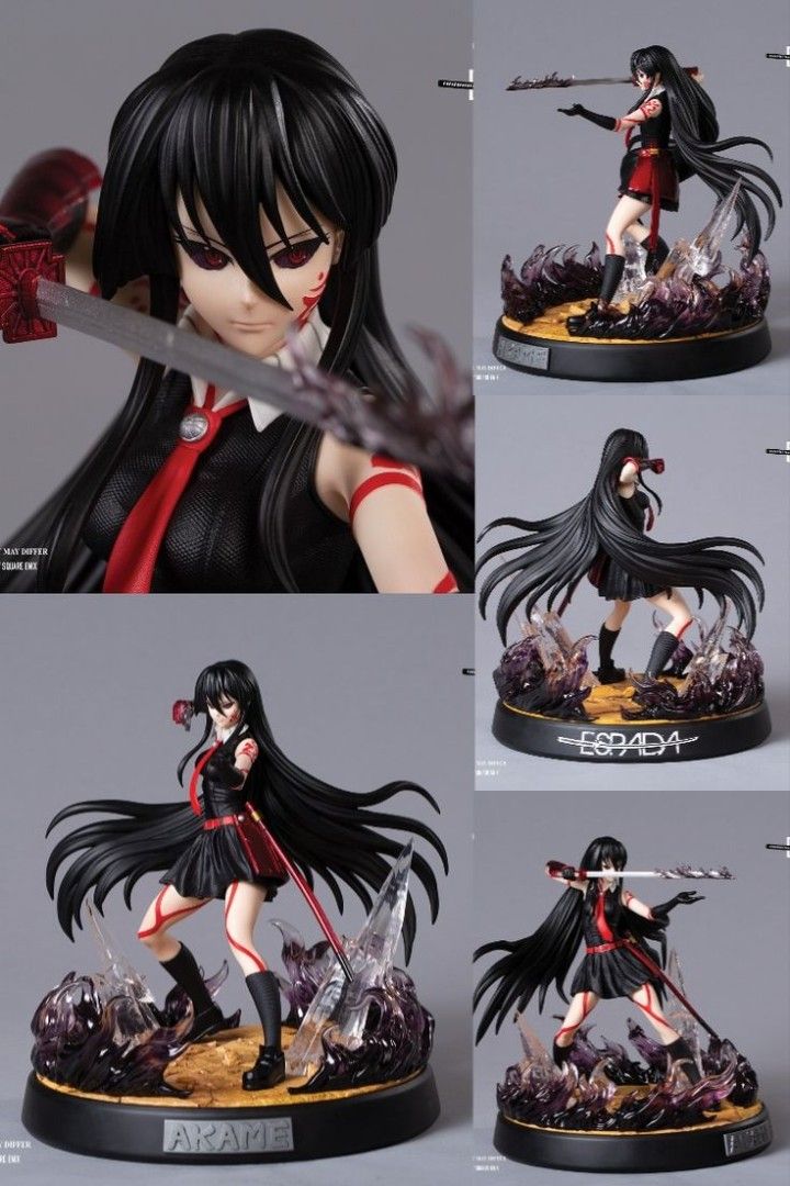 Espada Art - Akame (Category: Figurines & Statues) located in Manila. Submitted by wenkz2 (Listing ID 1461970446, Image 2). Description: Espada Art - Akame Licensed Statue Comes with certificate of authenticity Condition: BIB, displayed in a dustproof cabinet. Includes original art box and brown box. No issue. .