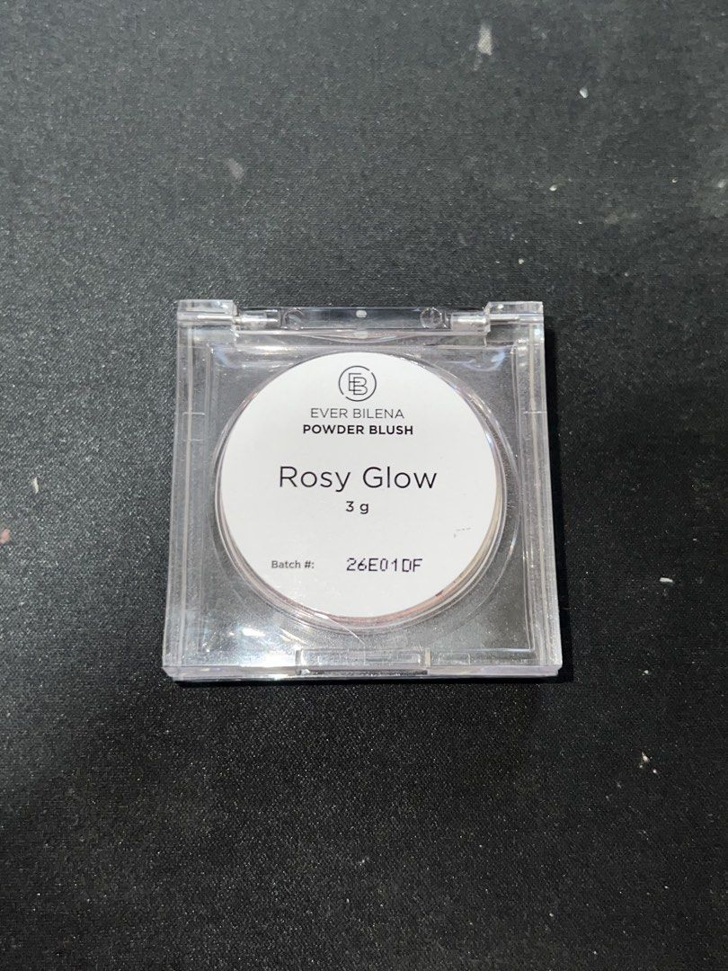 Ever Bilena Powder Blush Rosy Glow (Category: Makeup) located in Taguig. Submitted by slzhds (Listing ID 1461921008, Image 3). Description: rfs: decluttering swatched only loc: taguig payment: gotyme only mode of delivery: j&t/lalamove/flash express.