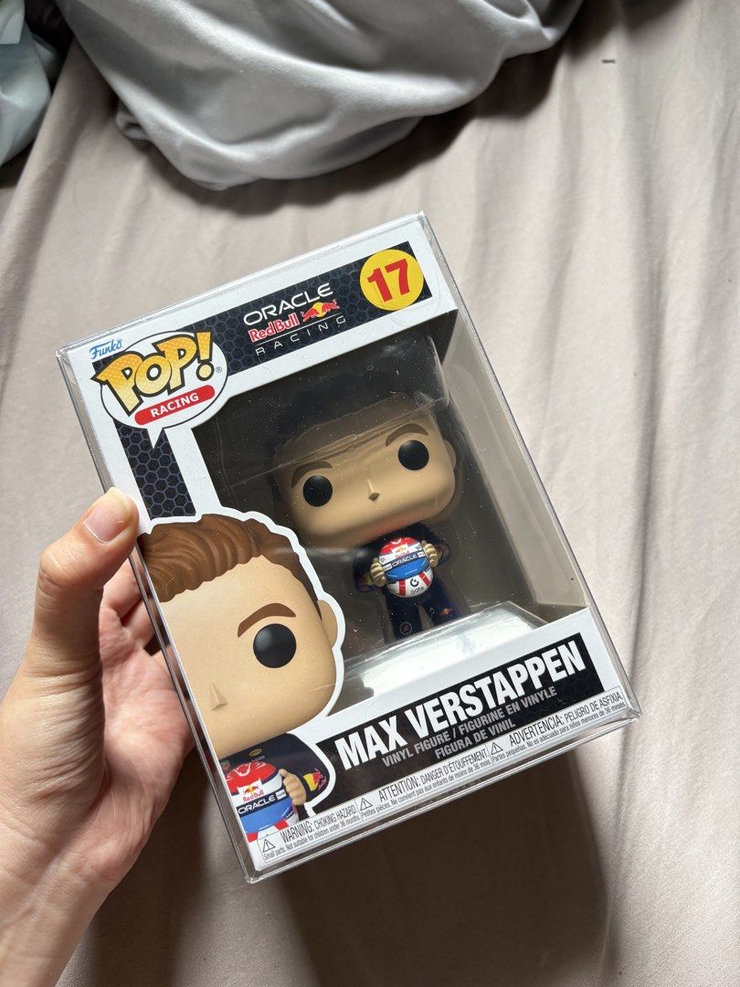 F1 Funko Pop (Category: Designer & Blind Box Toys) located in Noveleta. Submitted by ellenakha (Listing ID 1461914556, Image 2). Description: Please see prices below: Lewis White: 1,550 Lewis Black: 1,450 Max with helmet: 1,150 Valteri Bottas: 950.