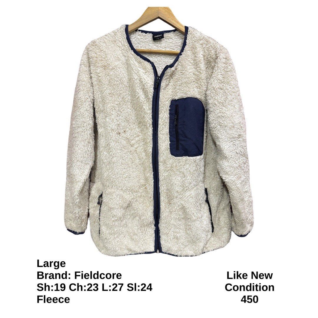 Fieldcore Zipper Fleece Jacket (Category: Coats, Jackets and Outerwear) located in Bulacan. Submitted by rlemonfashionshop (Listing ID 1461920985, Image 1). Description: Premium Class Quality Items. Actual Item on Photo with Good/Mint Condition. Message us for inquiries, more information and confirmation. Wash before wearing. Thank you so much..