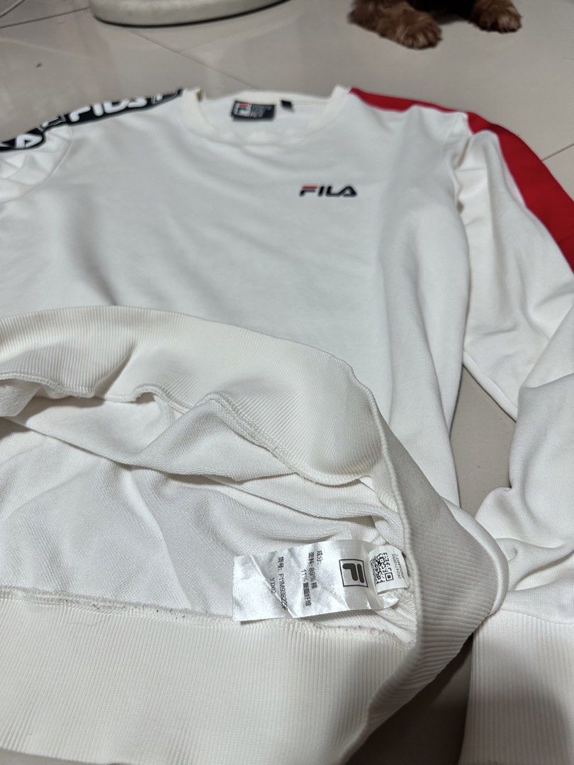 Fila longsleeve (Category: Coats, Jackets and Outerwear) located in Manila. Submitted by nilodanzcuadra (Listing ID 1461869057, Image 3). Description: Size xl to xxl, solid to Used few times only Loc: north caloocan.