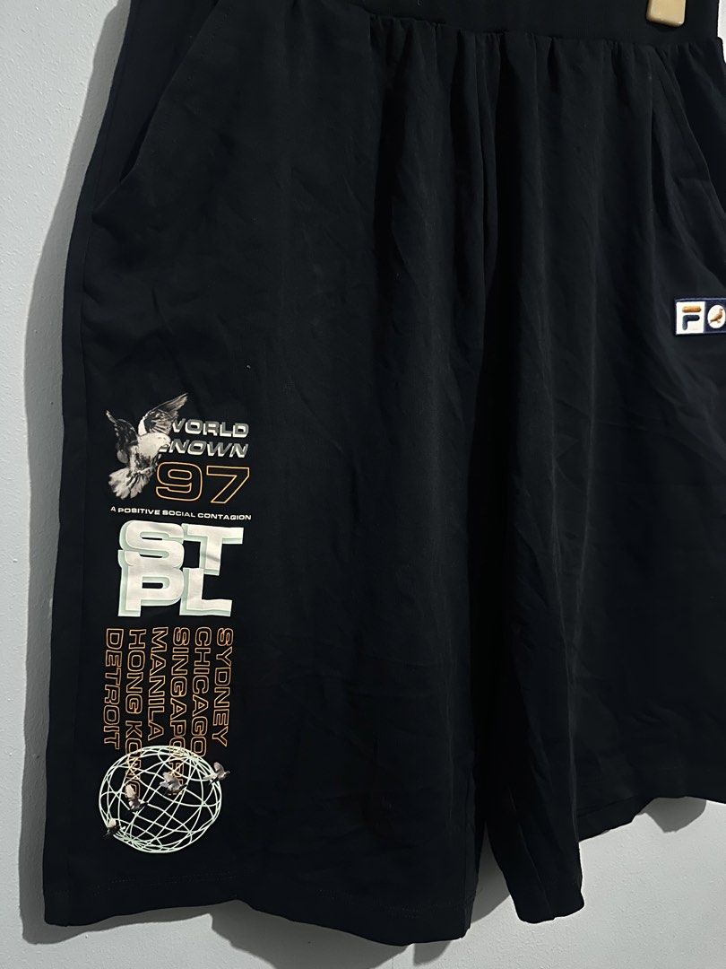 Fila Shorts (Category: Shorts) located in Makati City. Submitted by itsyaboykelz (Listing ID 1461811368, Image 2). Description: Ideally for teenager fits to size 28-30.