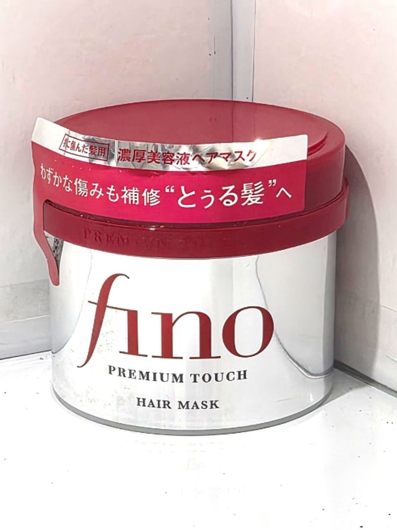 Fino Premium Touch Hair Mask (Category: Hair) located in Antipolo. Submitted by saribymonica (Listing ID 1461916491, Image 1). Description: - Fino Premium Touch Hair Mask - Repairs intense damage for dry and damaged hair - Leaves hair smooth, shiny, manageable, and soft - Contains rich beauty essence.