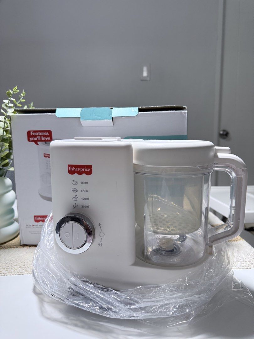 Fisher-Price Multi-functional Baby Food Processor Steamer Blender (Category: Weaning & Toddler Feeding) located in Manila. Submitted by jaryzzetecson (Listing ID 1461929025, Image 3). Description: - Fisher-Price Multi-Functional Baby Food Processor - Functions: Steams, Blends, Heats, Warms - Material: 304 Stainless Steel - Safety: BPA-Free - Features: Modern Design, Easy to Clean - Benefit: Prepare healthy baby meals quickly and efficiently.