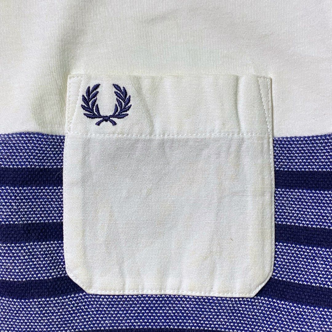 Fred Perry White Pocket Shirt Size Medium ( As New ) (Category: Formal Shirts) located in Manila. Submitted by streetplug (Listing ID 1462015978, Image 3). Description: issues | flaws : none ☑️ measurement : 20 x 27 color rate : 10 / 10 🎨 location : las piñas 📍 jnt | lbc | lalamove meetup around las piñas area ‼️.