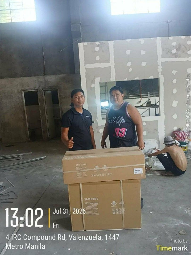 Free Installation Samsung New Model with Wi-Fi (Category: Air Conditioning and Heating) located in Quezon City. Submitted by ygayairconditioning_32 (Listing ID 1461876803, Image 1). Description: Lowest price guarantee 👍 💯% Brand New & Factory Sealed Complete Warranty & Official Receipt 🧾Free Installation ❗️❗️❗️ Samsung New Model With WiFi 1.0HP - AR50H10DIEHNTC - 25,000 1.5HP - AR50H13DIEHNTC - 28,000 2.0HP - AR50H18DIEHNTC - 34,000 2.5HP - AR