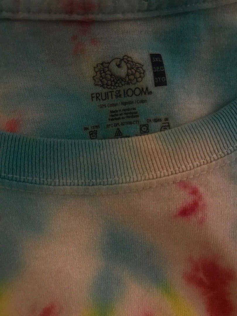 Fruit of the loom tie dye! (Category: Tshirts & Polo Shirts ) located in Manila. Submitted by chengg_08 (Listing ID 1461801455, Image 2). Description: .