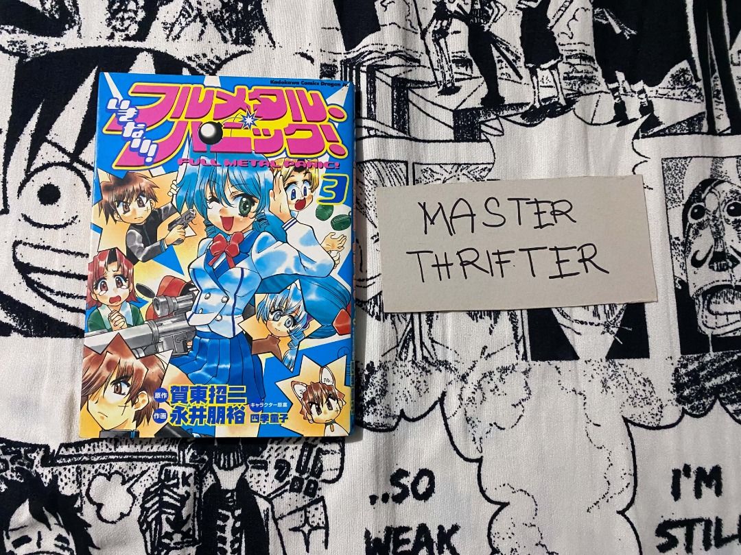 Full Metal Panic (Category: Comics & Manga) located in Las Pinas. Submitted by masterthrifter7638574 (Listing ID 1461925452, Image 1). Description: No Issue. 💵 Gcash / Cash 📍South Mall, Las Pinas City 📦Lalamove, Jnt and Pick-up.