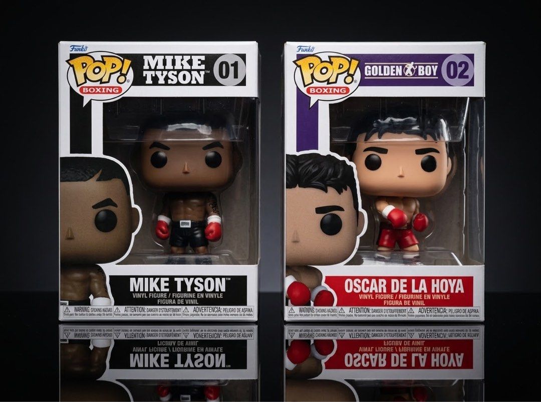 Funko Pop! Boxing Legends (Category: Figurines & Statues) located in Manila. Submitted by got_loots (Listing ID 1461846004, Image 1). Description: WTS❗️❗️❗️ Funko Pop! Boxing Legends Dela Hoya - ₱600 Tyson - ₱ 800.