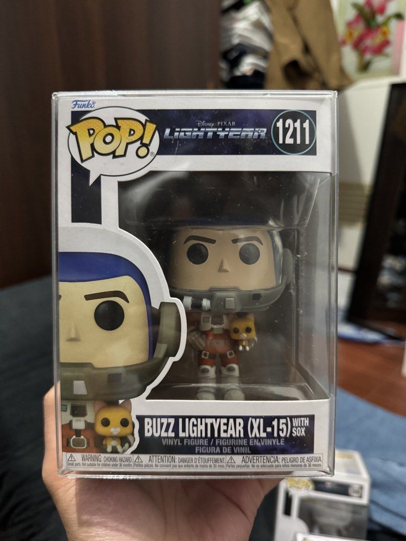 Funko Pop! Lightyear Buzz Lightyear (XL-15) #1211 (Category: Designer & Blind Box Toys) located in Quezon City. Submitted by mvdelgado (Listing ID 1461946784, Image 1). Description: - Funko Pop! Buzz Lightyear (XL-15) #1211 - Includes Sox the cat - Perfect for Disney Pixar Lightyear fans - Ideal for Funko Pop! collectors.