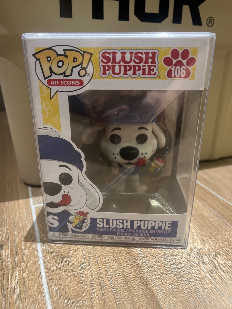 Funko Pop SLUSH PUPPiE (Category: Designer & Blind Box Toys) located in Manila. Submitted by omo__ (Listing ID 1461941972, Image 1). Description: add 50php for boss protector.