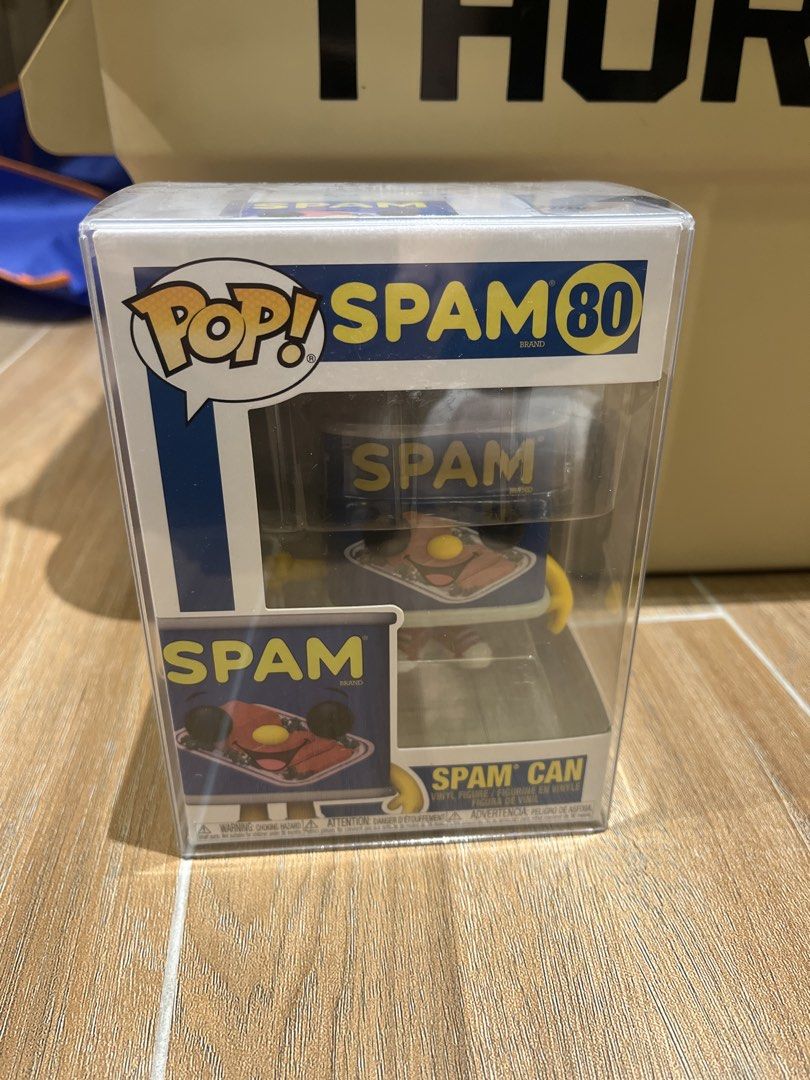 Funko Pop SPAM Can (Category: Designer & Blind Box Toys) located in Manila. Submitted by omo__ (Listing ID 1461938888, Image 1). Description: Add 50php for boss protector.