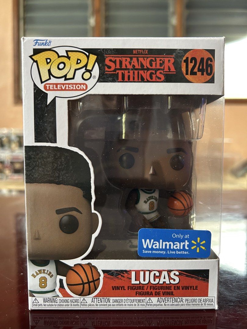 Funko Pop Stranger Things Lucas 1246 (Walmart Exclusive) (Category: Designer & Blind Box Toys) located in Tarlac. Submitted by giantolentino_6 (Listing ID 1461812684, Image 1). Description: Funko Pop Stranger Things Lucas 1246 (Walmart Exclusive) -NOOB -box condition (8.5/10) -comes with free used BOSS protector -will be shipped with sorter box and bubble wrap RFS: decluttering MOP: gcash/gotyme/seabank/maya MOD: J&T Meetups: Tarlac.