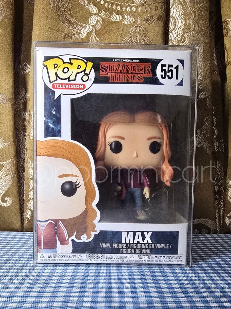 Funko Pop! Stranger Things Season 2 Max 551 Figure (Category: Designer & Blind Box Toys) located in Rosario. Submitted by ppprmntcart (Listing ID 1461996852, Image 1). Description: Funko Pop! Stranger Things Season 2 Max 551 Figure -onhand -w/ protector included mop: gcash, gotyme mod: j&t (shipping fee handled by buyer), meetup at moa.