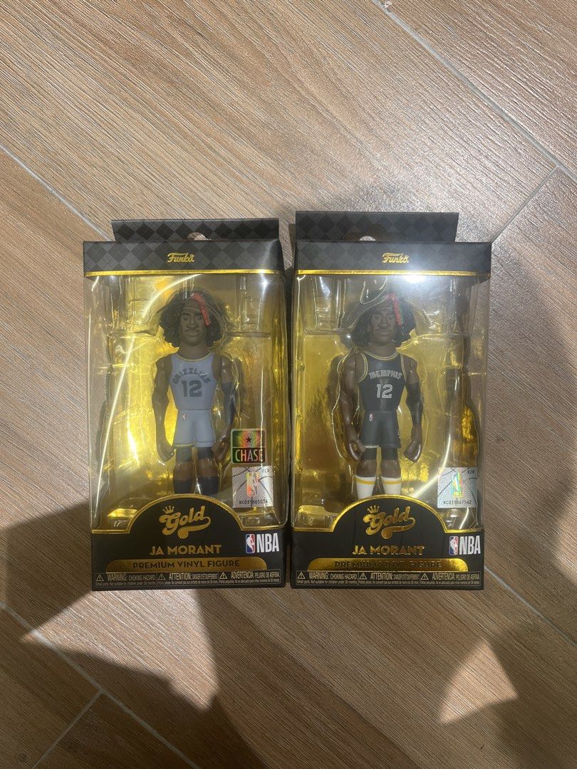 Funko Premium Vinyl Figure Ja Morant CHASE + Regular (Category: Designer & Blind Box Toys) located in Manila. Submitted by omo__ (Listing ID 1461942532, Image 1). Description: selling as SET ONLY.