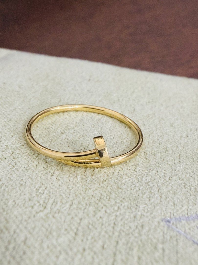 Gold Nail Ring (Category: Rings) located in Manila. Submitted by abibantaya24257 (Listing ID 1461874116, Image 1). Description: - 18k, size 8 - Unique nail design - Sleek and modern gold ring - Ideal for stacking or wearing solo - Adds a subtle edgy touch - Great for everyday wear.