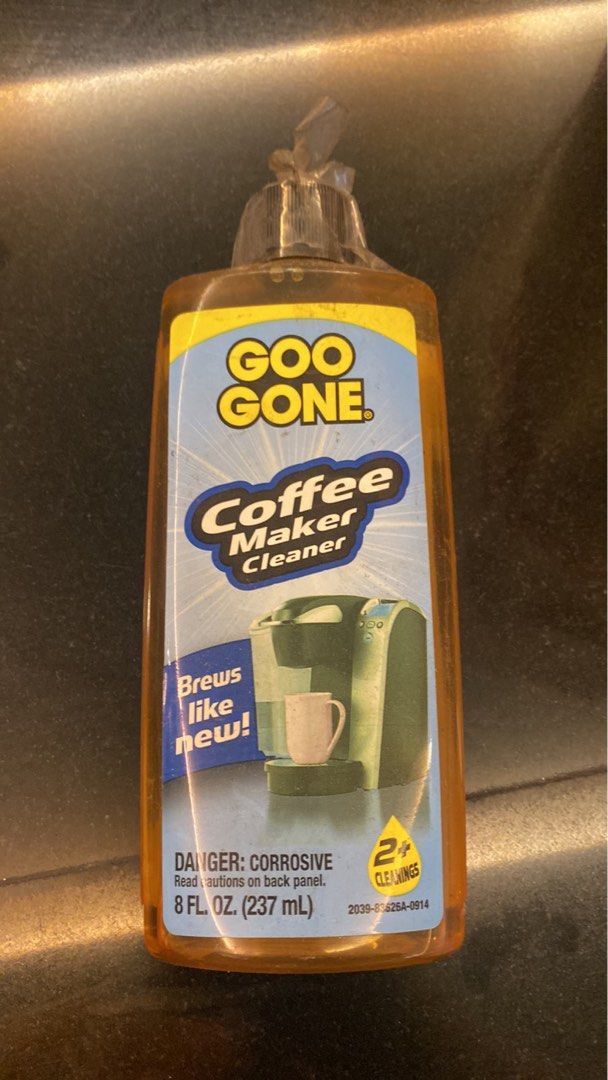 Goo Gone, Lime-A-Way, Clear Flow Coffee Maker Cleaners (Bundle) (Category: Coffee Machines & Makers) located in San Juan City. Submitted by ana.gpadilla (Listing ID 1461831607, Image 3). Description: - 6 bottles of coffee maker descalers and cleaners. - Contains: 3 bottles Goo Gone Coffee Maker Cleaner, 2 bottles Lime-A-Way Automatic Drip & Single Serve Coffeemaker Descaler and Cleaner, 1 bottle Clear Flow Ready to Use 2-in-1 Uses. - Essential fo