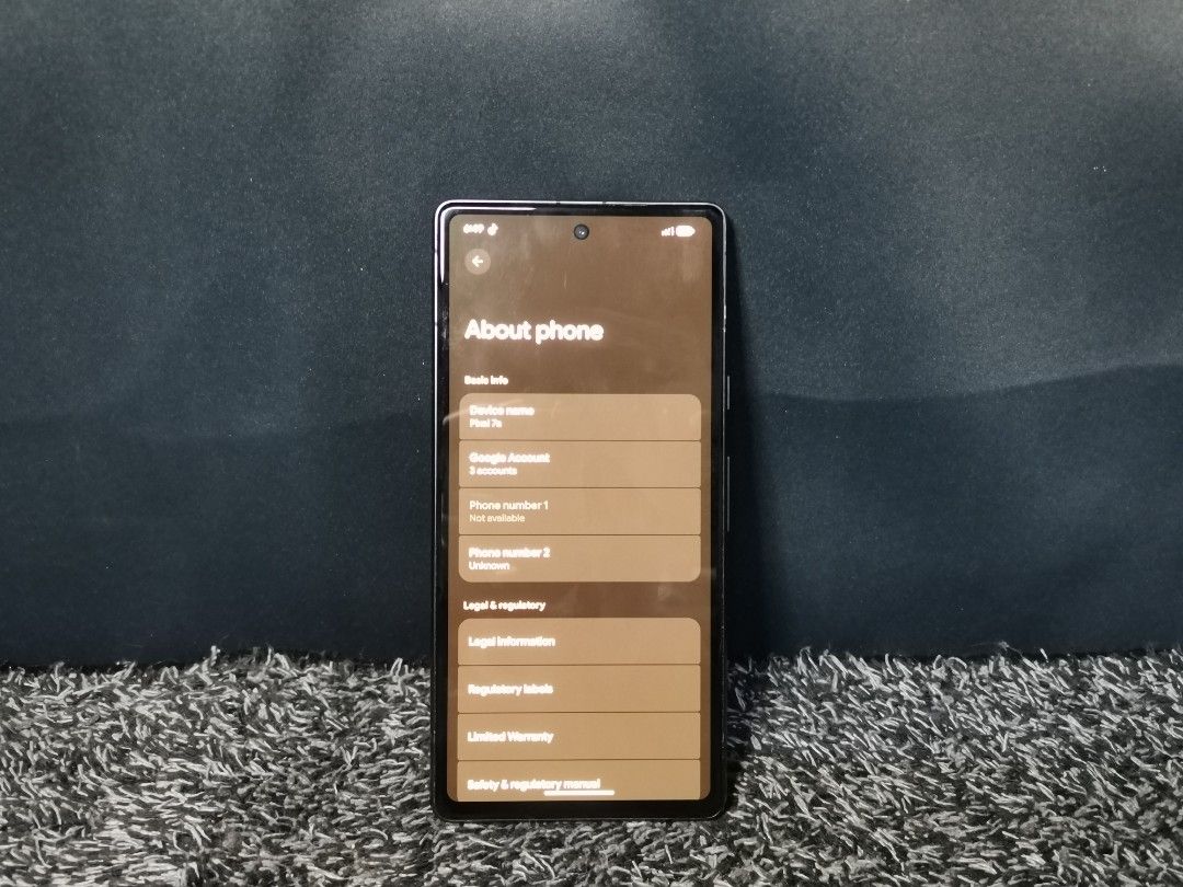 Google Pixel 7a 128gb (Category: Google Pixel) located in Baguio. Submitted by yumiagls (Listing ID 1461912623, Image 3). Description: Google Pixel 7a 8/128 ₱11,500 lowest in the market Good Camera/Gaming Phone 90hz OLED Display On display Fingerprint Always on Display Openline Physical Sim+Esim No issue Location: Baguio City.