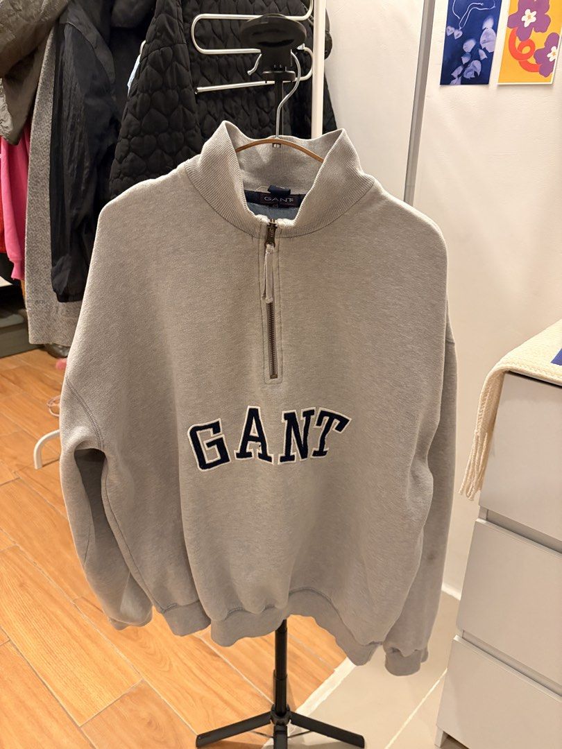Gray Vintage Quarter Zip Jacket (Category: Coats, Jackets and Outerwear) located in Mandaluyong City. Submitted by boopiefinds (Listing ID 1461982479, Image 1). Description: .