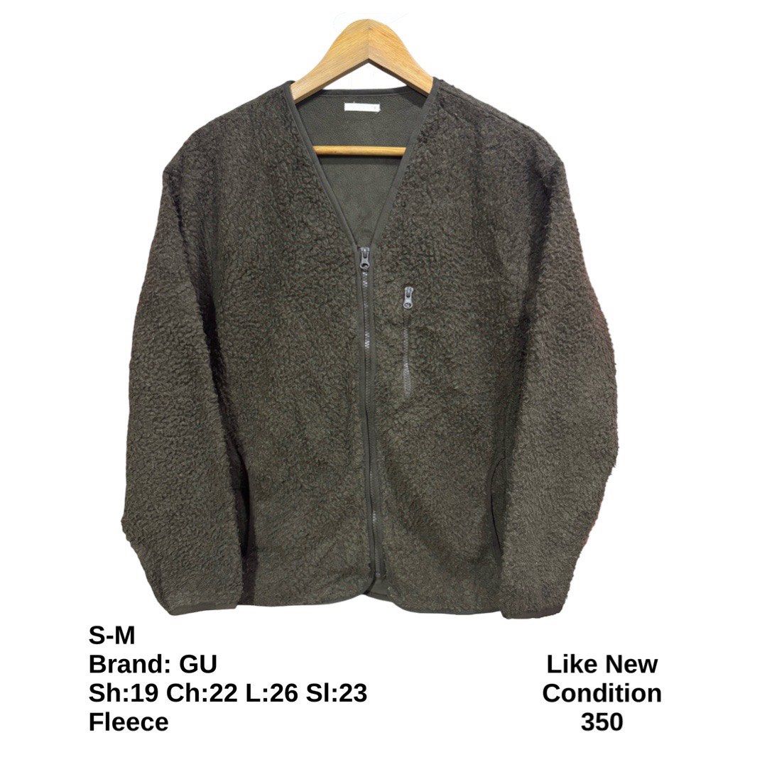 GU Fleece Zipper Jacket (Category: Coats, Jackets and Outerwear) located in Bulacan. Submitted by rlemonfashionshop (Listing ID 1461917882, Image 1). Description: Premium Class Quality Items. Actual Item on Photo with Good/Mint Condition. Message us for inquiries, more information and confirmation. Wash before wearing. Thank you so much..