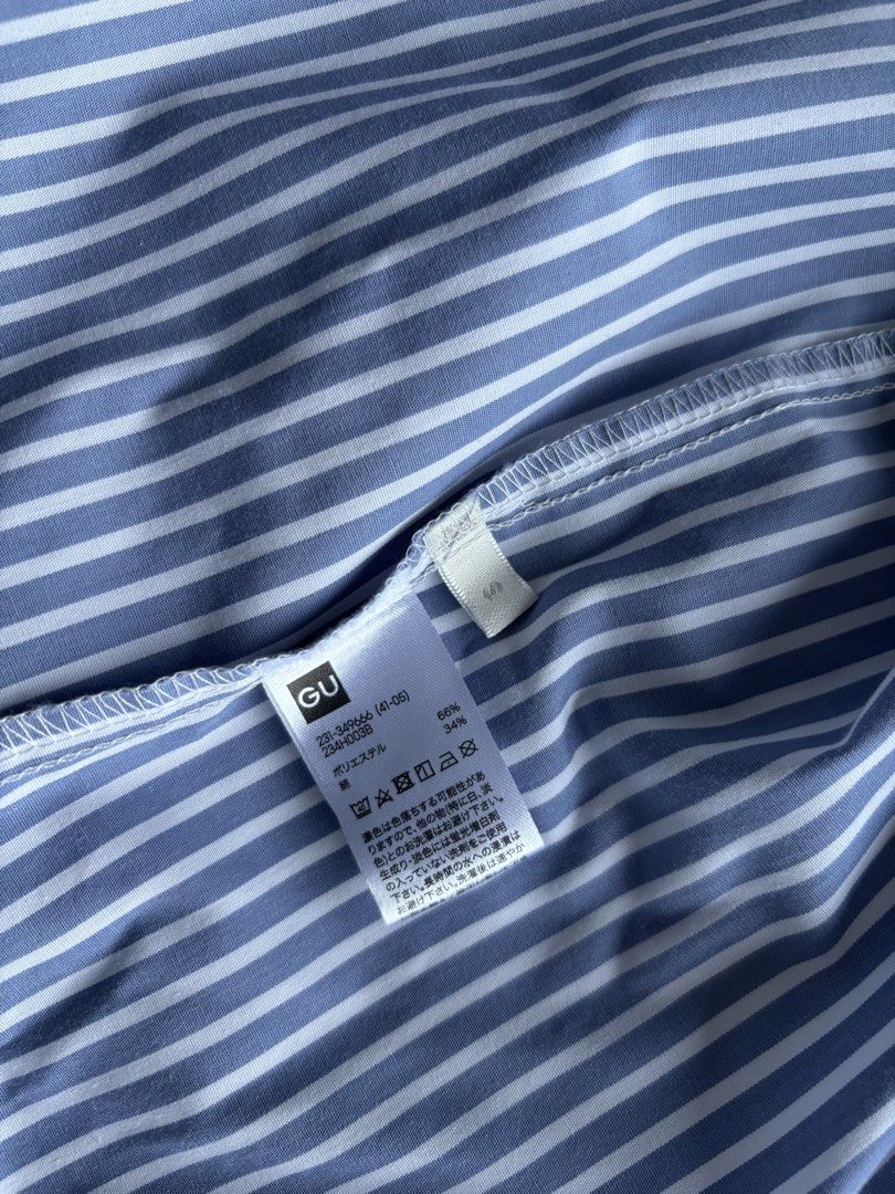 GU Striped Long Sleeve Shirt (Category: Tshirts & Polo Shirts ) located in Makati City. Submitted by argelenfau89191 (Listing ID 1461841685, Image 2). Description: Used Once Still in good condition .