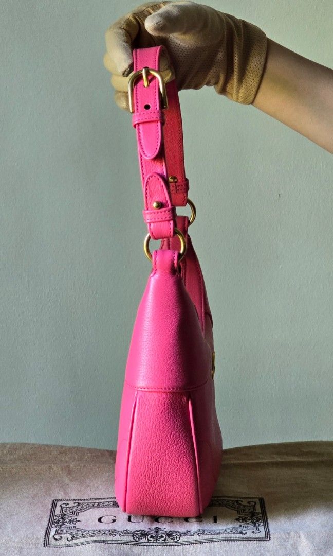 Gucci Aphrodite Pink Two- way Bag (Category: Luxury Bags & Wallets) located in Cebu City. Submitted by anythingunderthesun0211 (Listing ID 1461884926, Image 3). Description: Gucci Aphrodite Pink Two-way Bag (Pristine Condition) Inclusions: Box, Paperbag, Dustbag and Entrupy Certificate Cash: Php 68,000 Layaway: 75,000.