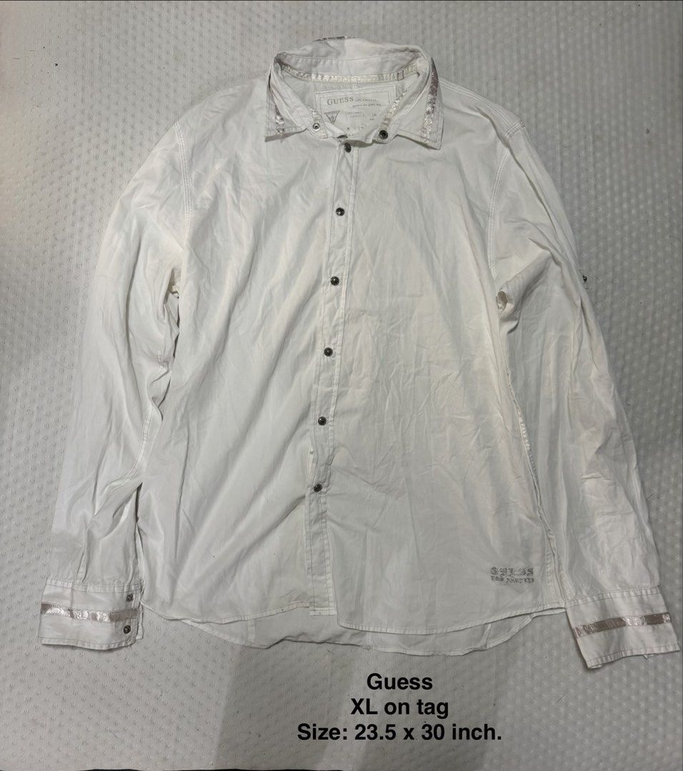 Guess white polo longsleeve (Category: Tshirts & Polo Shirts ) located in Manila. Submitted by pinkyswearshop2.0 (Listing ID 1461849176, Image 1). Description: .