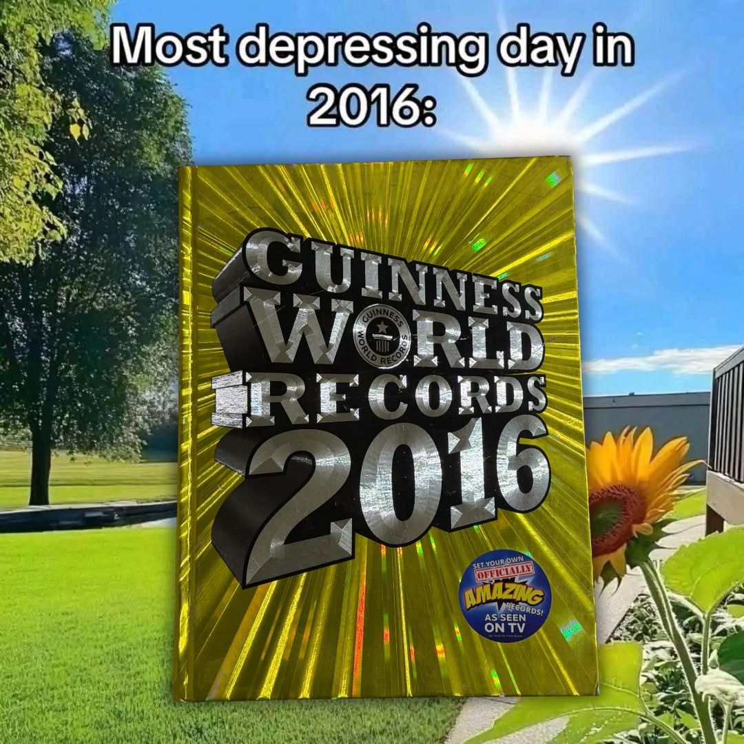 Guinness World Records 2016 (Hardcover) (Category: Magazines) located in Pasig City. Submitted by jedi. (Listing ID 1461982655, Image 1). Description: Guinness World Records 2016 Hardcover Item Description: * Feeling nostalgic? Up for sale is the collectible hardcover edition of Guinness World Records 2016, featuring the striking metallic gold foil holographic cover. * Packed with thousands of verified world records, vivid photography, and featur