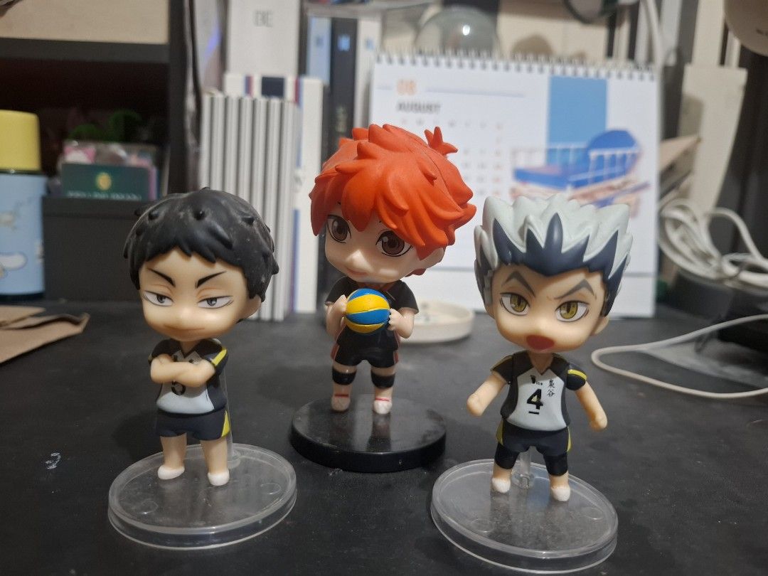 Haikyuu!! Chibi Figures Unofficial (Category: Designer & Blind Box Toys) located in Manila. Submitted by miika.chu (Listing ID 1461860955, Image 1). Description: Loc: Quezon City MOP: Gcash MOD: JnT, Lalamove (possible meet up but depends) dm if interested or if you have questions :)).