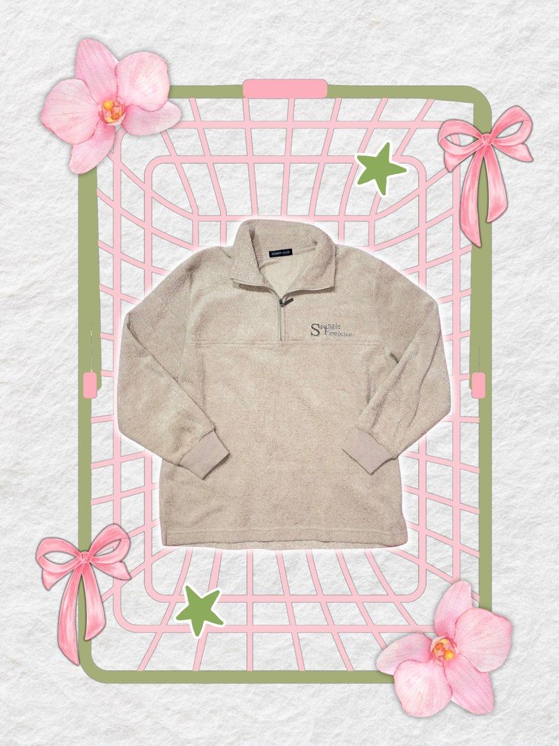 Half-Zip Pullover Sweater (Category: Coats, Jackets and Outerwear) located in Quezon City. Submitted by shop.theoldwardrobe (Listing ID 1461835316, Image 1). Description: 🤎 Khaki color 🪡 Fits Small to Medium (slightly oversized fit) 🧵 Fleece-like material Kindly manage your expectations, as this item is preloved and may have some signs of wear. ➡️ Swipe to view more images and details of the item. .
