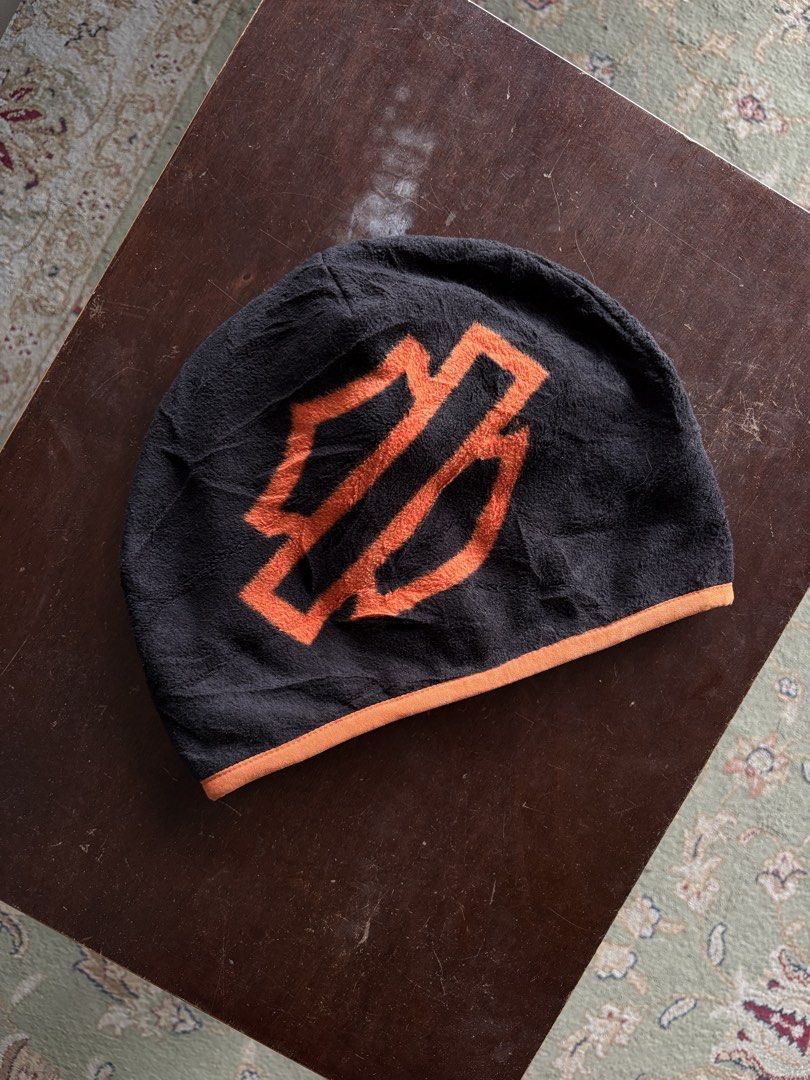 Harley Davidson fleece beanie (Category: Beanies) located in General Santos City (Dadiangas). Submitted by scrtshp (Listing ID 1461810833, Image 1). Description: Size Large on tag no issue/in excellent condition washed & ready to wear.