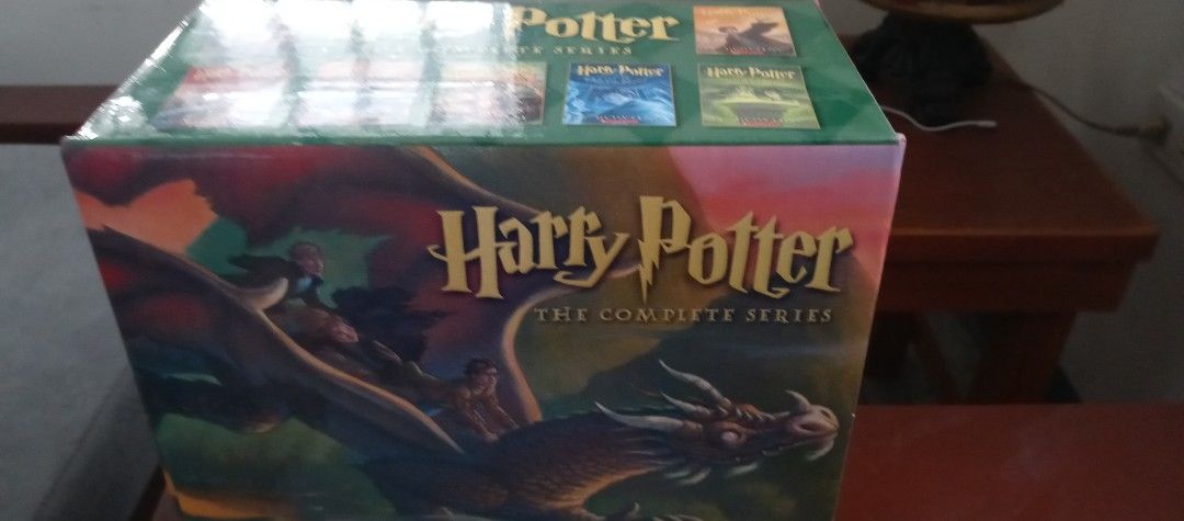 Harry Potter Complete Series Box Set (Category: Storybooks) located in Floridablanca. Submitted by reddiamonds777 (Listing ID 1461856719, Image 3). Description: - Complete collection of all 7 Harry Potter books. - Published by Scholastic. - Perfect for any fan of the wizarding world. - Get all the magical adventures in one convenient box..