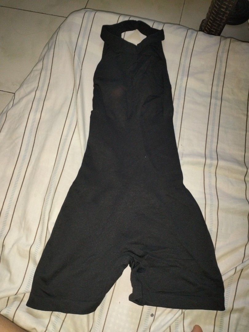 Hottie Diary Romper Open Back Shapewear (Category: Rompers) located in Manila. Submitted by geianna24 (Listing ID 1461878745, Image 2). Description: Hottie Diary Backless Romper Once Used Size- Small ( Fit to M) Shapewear Good Quality.