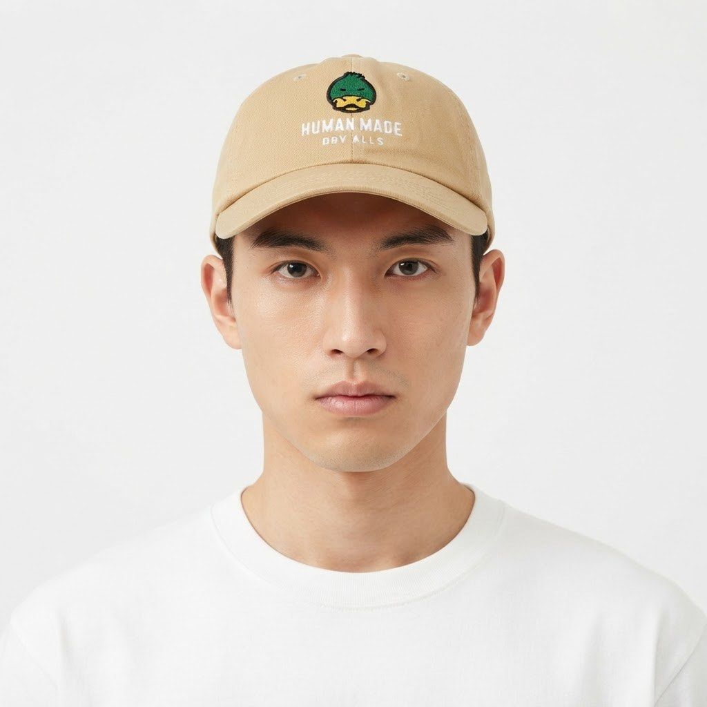 HUMAN MADE 6 Panel Twill Cap (Category: Caps & Hats) located in Bauang. Submitted by thriftypockets92 (Listing ID 1461858060, Image 2). Description: .