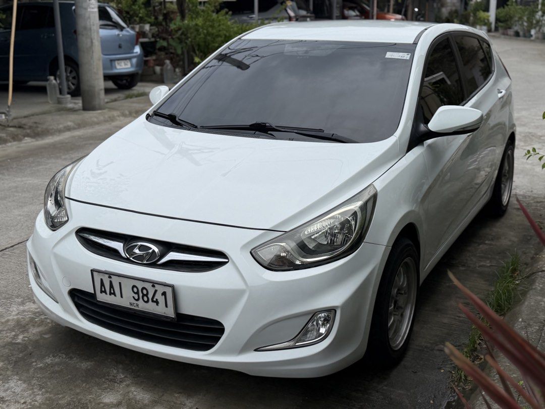 Hyundai Accent Hatchback CRDi Auto (Category: Used Cars) located in Manila. Submitted by kcautotrading (Listing ID 1461980787, Image 3). Description: P358,000 negotiable 2014 Hyundai Accent Hatchback CRDi Personal used Automatic transmission +- (4 speed non DCT) 133k mileage Very fuel efficient New front and rear brake pads New vacuum pump (OEM) 15s rota mags with almost new tires Cold aircon Android head-unit No kalampag Complete documents Regis