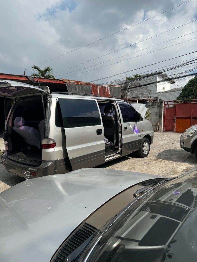 Hyundai Starex (Category: Used Cars) located in Pasig City. Submitted by justinebernabe_ (Listing ID 1461847734, Image 2). Description: Hyundai Grand Starex 2006 Top of the line 250k nego Automatic Trans Diesel New Pms New registered No issue unli check with scanner 10 seaters Cold aircon 159565 odo 2 original key Contact 09269668422.