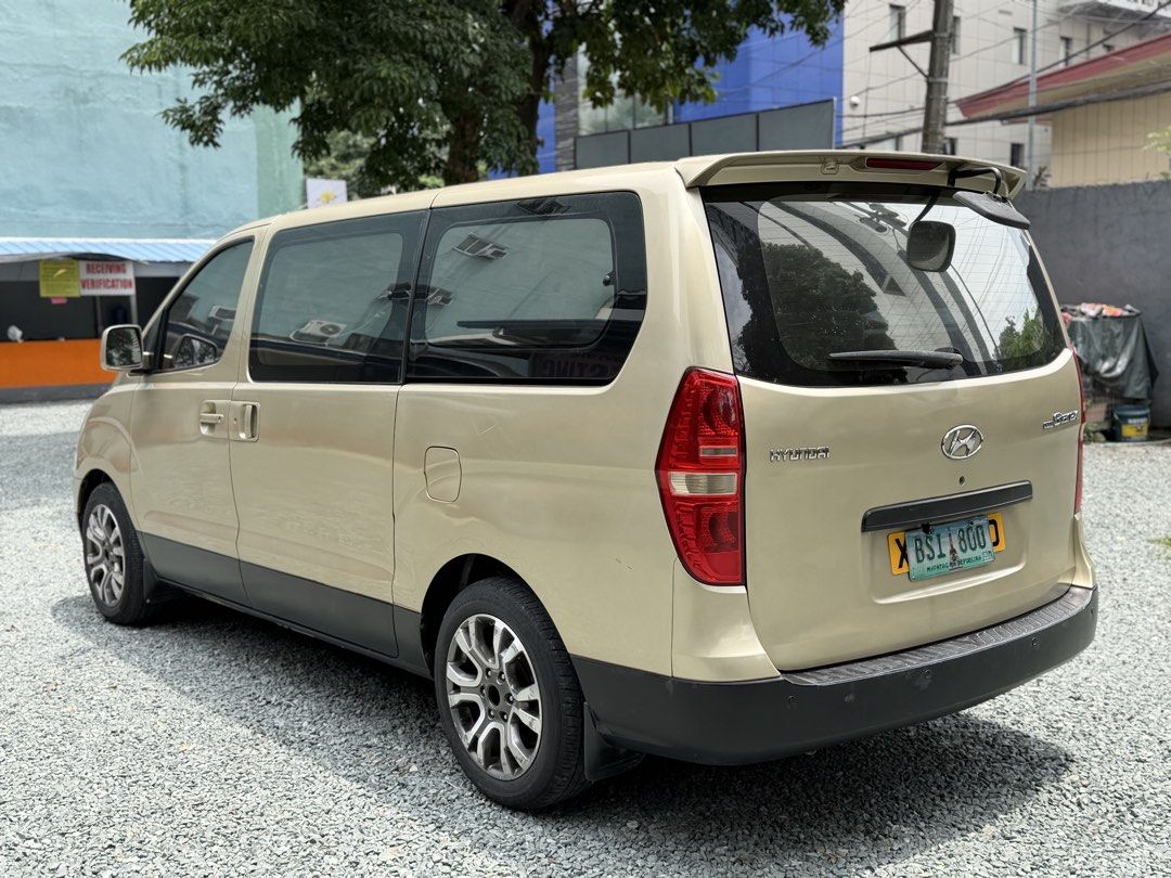 Hyundai Starex (Category: Used Cars) located in Manila. Submitted by kcautotrading (Listing ID 1461979716, Image 3). Description: P328,000 only! 2010 Hyundai Starex TCi Manual transmission 84k mileage (very well maintained) Timing belt was replaced @80k mileage Cold dual aircon 18s aftermarket mags Android head-unit with bluetooth Very good running condition Complete documents Registered Issue: faded hood 📍Location: Malate, Manila 📞 Call: (0927