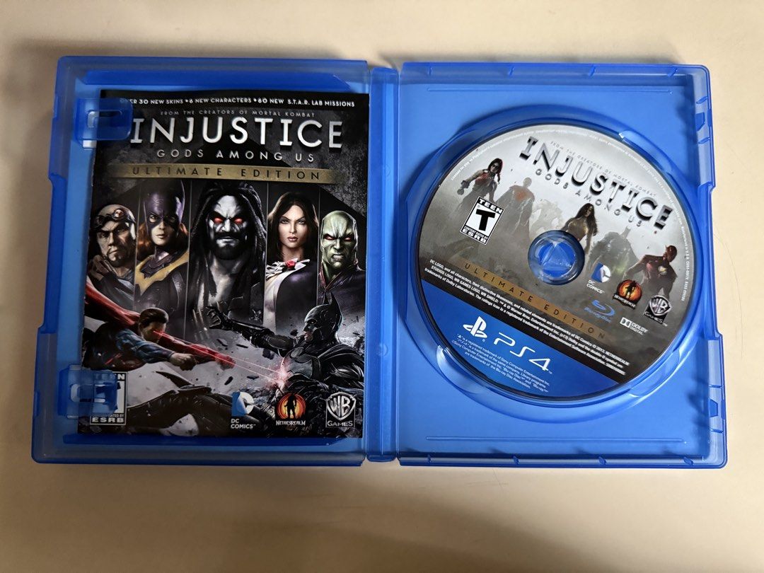 Injustice Gods Among Us Ultimate Edition PS4 (Category: PlayStation) located in Manila. Submitted by jpm317 (Listing ID 1461830714, Image 3). Description: - Injustice Gods Among Us Ultimate Edition for PS4 - Includes over 30 new skins - Features 6 new characters - Comes with 60 S.T.A.R. Lab missions - The ultimate edition for DC comics and fighting game fans.