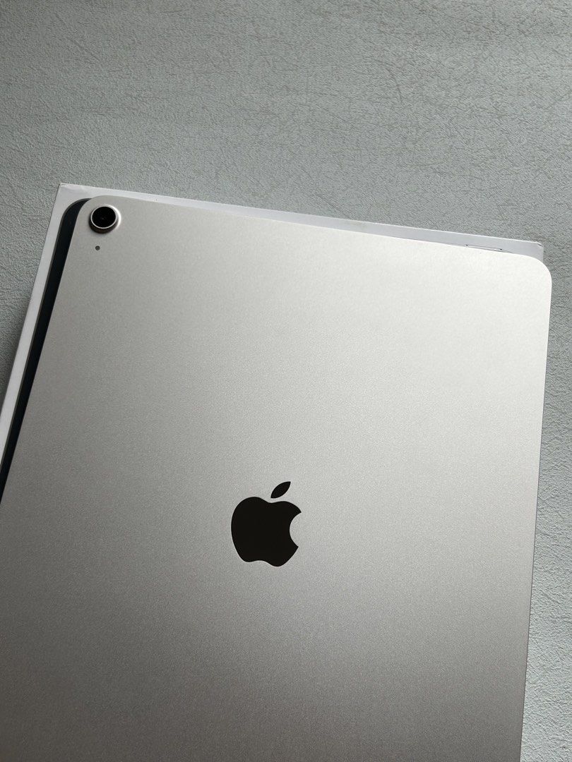 iPad Air M3 13-inch 256GB Starlight (Category: iPad) located in Quezon City. Submitted by apple__avenue (Listing ID 1461999057, Image 3). Description: Selling like-new condition of iPad Air M3, 13-inch, 256GB & Starlight. Battery healht is 100% and 38 cycle count only, Under Warranty Until October 2026. With Case, Cord, 20W power brick. Freebies: Pencil & Screen protector. Meetups: SM North, Fairview, Cubao, Marikina and nearbys Shipping: LBC COD