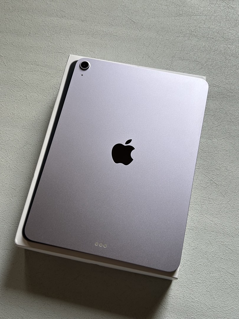 iPad Air M3 7th Gen 128GB Purple (Category: iPad) located in Quezon City. Submitted by apple__avenue (Listing ID 1461997301, Image 2). Description: Selling iPad Air 11-inch - M3 Chip - 128GB - Purple - Battery health 97% - Under warranty until December 2026 - Complete Box, Manuals, Cord, 20W Power adapter - Free case and installed with screen protector Meetups around QC, Manila, SM North, Fairview and nearby places Shipping via Lalamove and LBC C