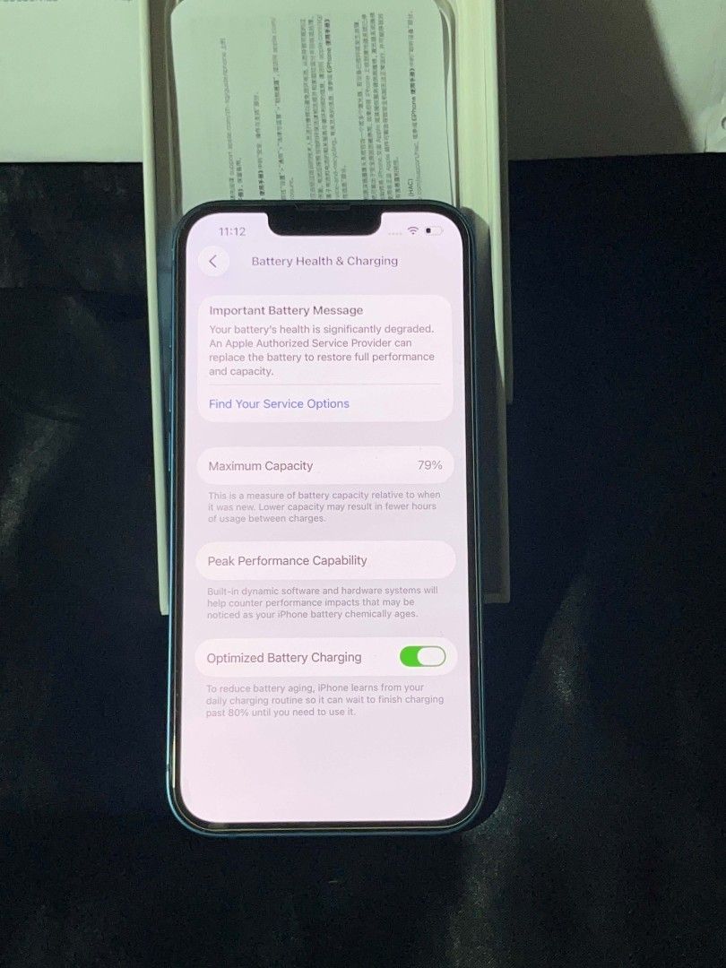 iPhone 13 128GB w/ Receipt (79%bh) NTC (Category: iPhone 13 Series) located in Quezon City. Submitted by plsbuymypurchased (Listing ID 1461836160, Image 3). Description: CAN DO MEETUPS/LBC/GRAB/LALAMOVE FIXED PRICE! Details: 💰 Price: Php 15,500 (Fixed Price) 📲 Model: iPhone 13 128GB 🎨 Color: Blue 🔋Battery Health: 79% (Original Battery) 📶 No Sim Restrictions (ANYSIM) ✅️ All Working (Fully Functional) ✅️ NTC Approved (ZP/A) ℹ️ Physical Conditi