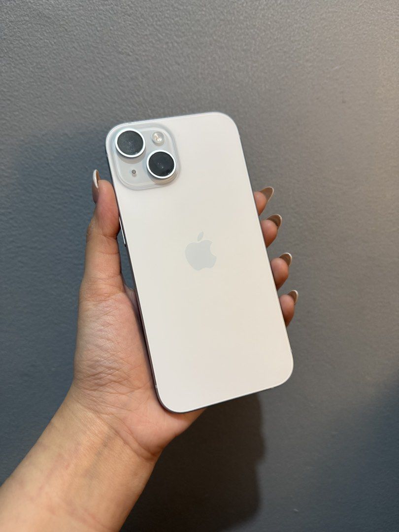 Iphone 15 128gb, Blue (Category: Others) located in Manila. Submitted by rizajean16 (Listing ID 1461802973, Image 1). Description: RUSH! Iphone 15 128gb, Blue. NO ISSUE. 10/10 Prestine Condition. Under Warranty Til Oct 12 2026. 87% BH. Face ID & Truetone Working. All Bottons Crispy. Factory Unlocked. No sim restriction. Both Cams Work Perfectly. ZP/A, NTC APPROVED. Inclusions: (Complete), Original Box, Original Cord. color blue siya wala lang sa 