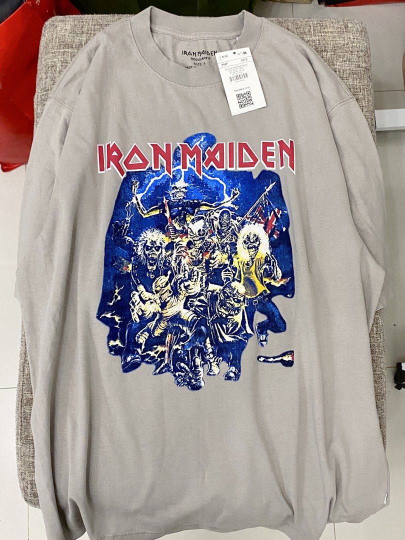 Iron maiden (Category: Tshirts & Polo Shirts ) located in Cabuyao City. Submitted by jennilyn_13 (Listing ID 1461930192, Image 2). Description: L-xl.