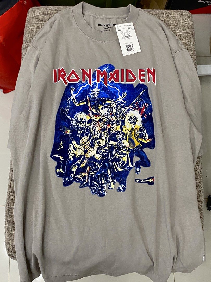 Iron maiden (Category: Tshirts & Polo Shirts ) located in Cabuyao City. Submitted by jennilyn_13 (Listing ID 1461930192, Image 1). Description: L-xl.